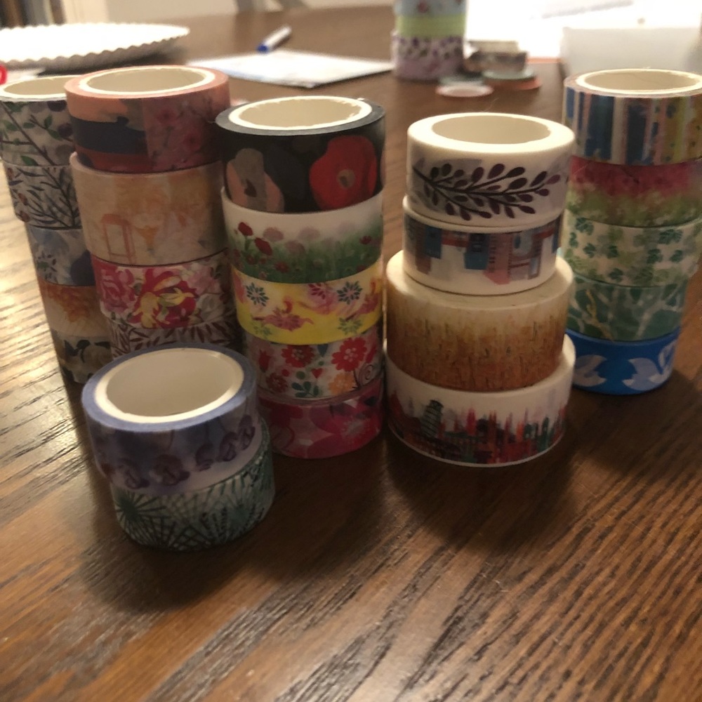 Lot of 26 rolls of washi tape